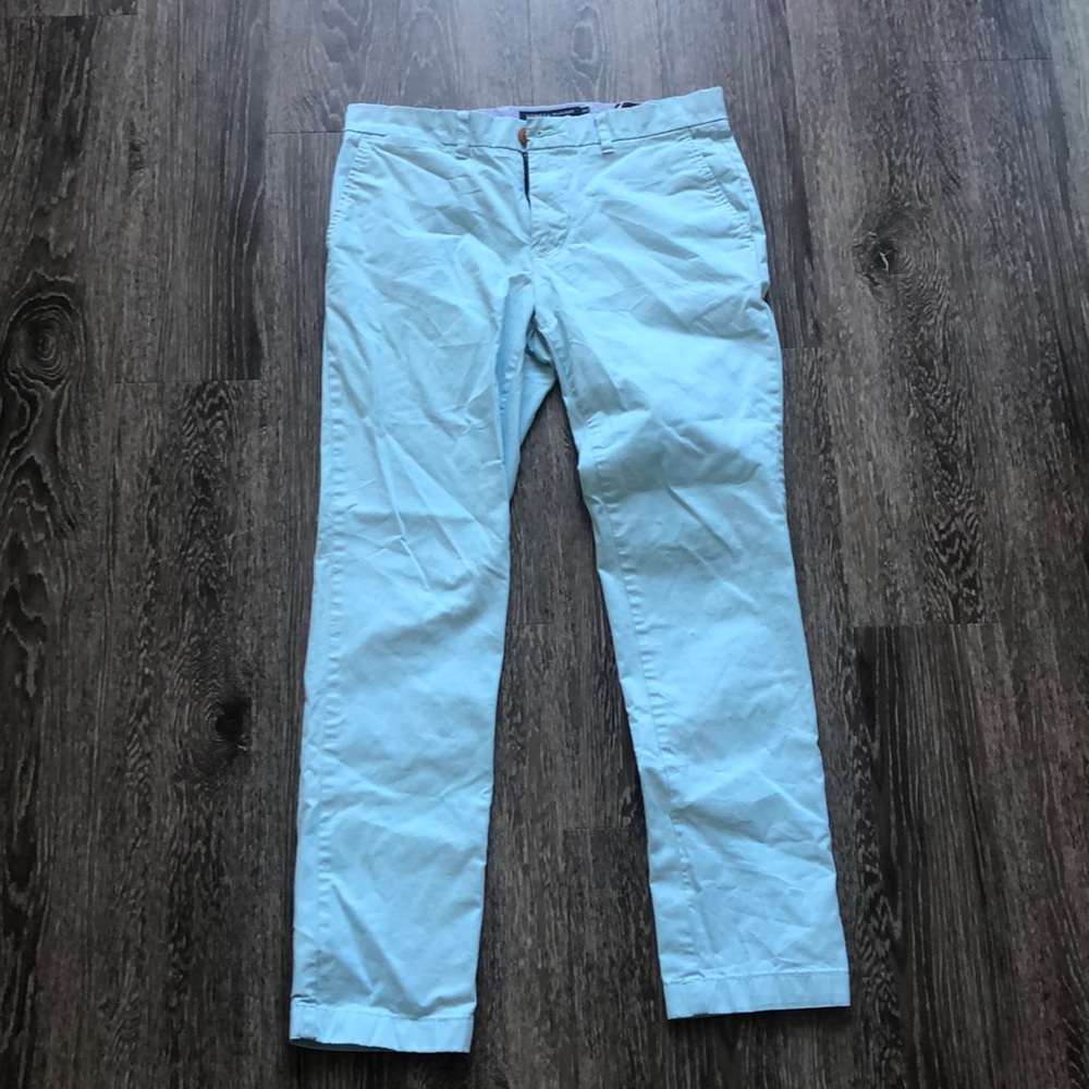 Tommy Hilfiger Slim Fit Preppy Blue Mens Chinos